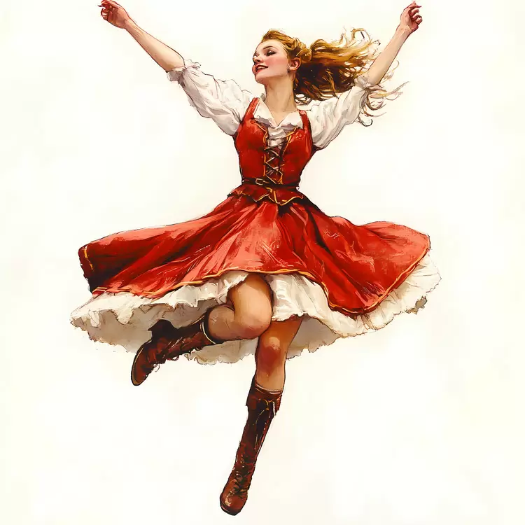 Oktoberfest Dancer