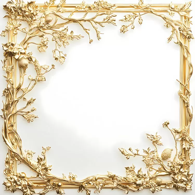 Christmas Frame gold