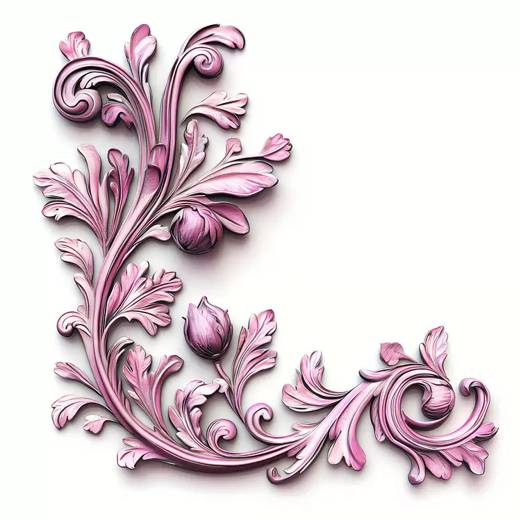 pink flower corner