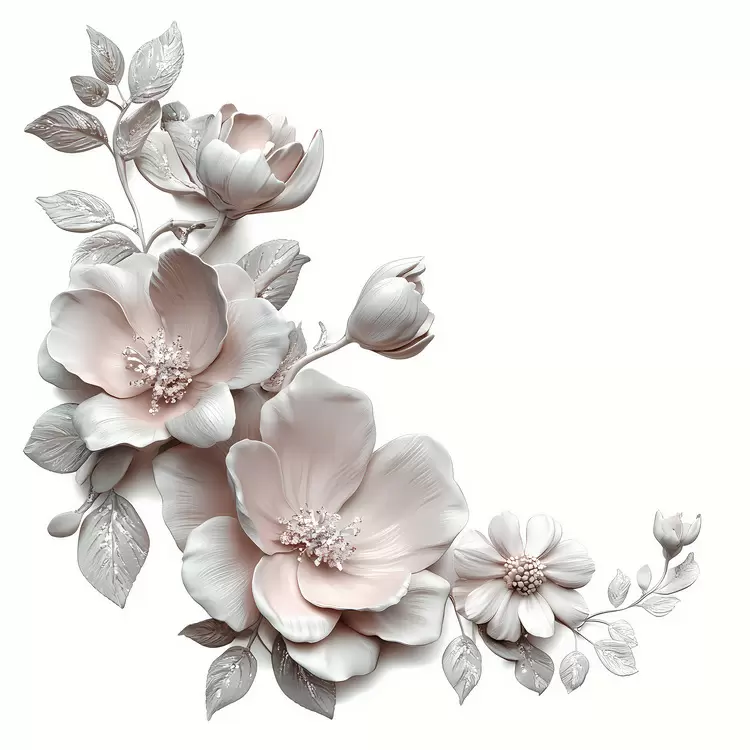 pink flower corner