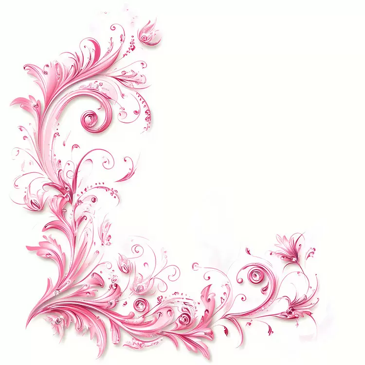 pink flower corner