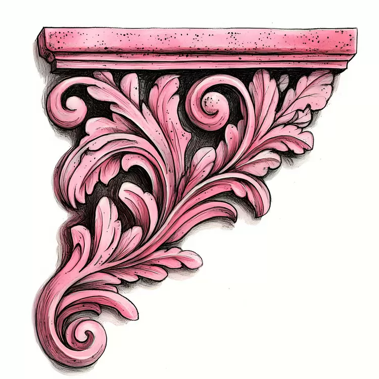pink flower corner