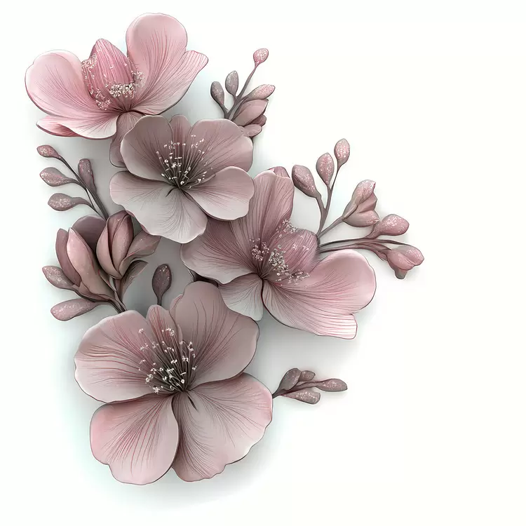 pink flower corner