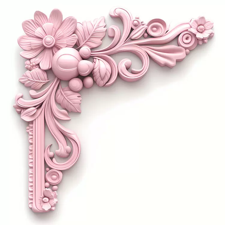pink flower corner