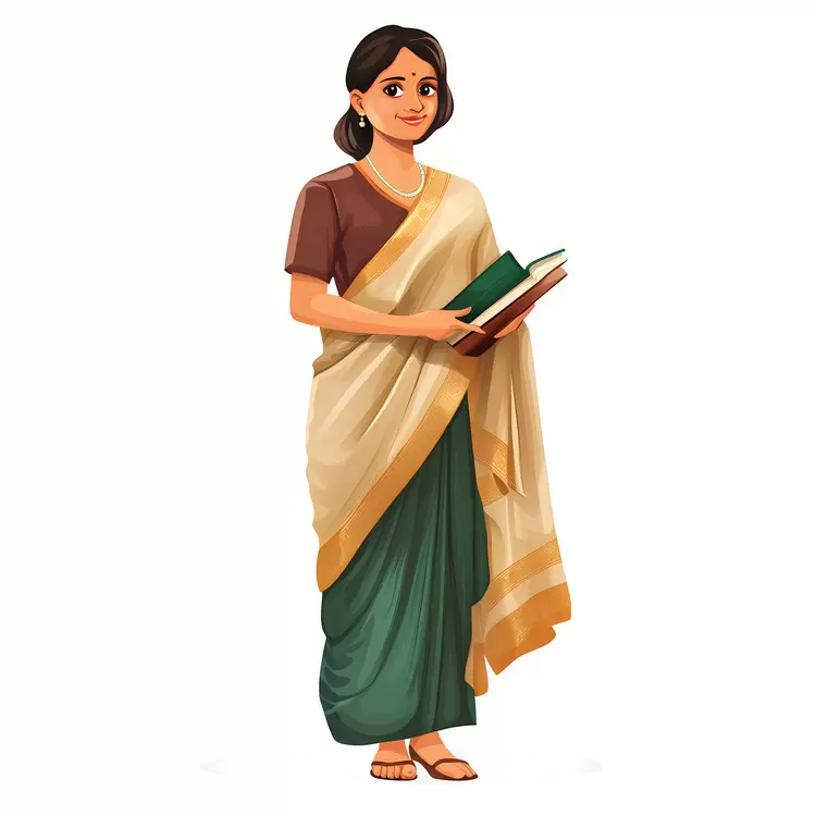 Teacher Saree
