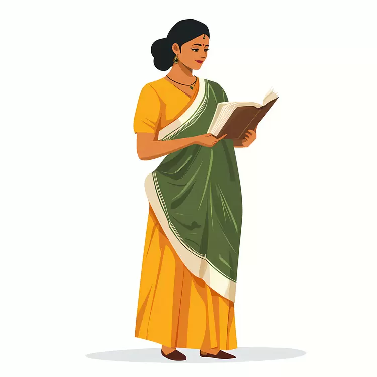 Teacher Saree