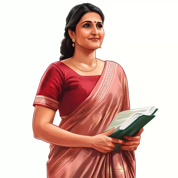 Teacher Saree
