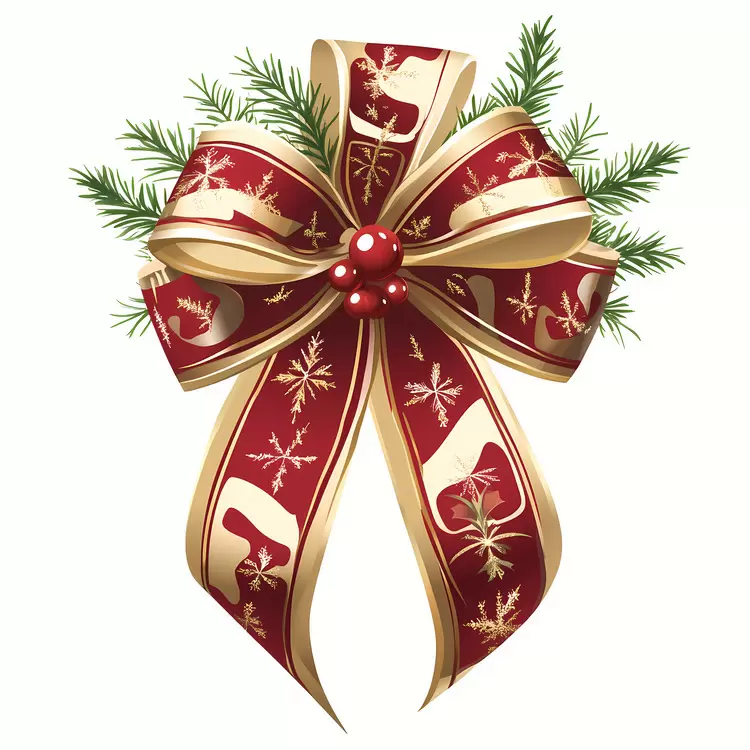 christmas ribbon