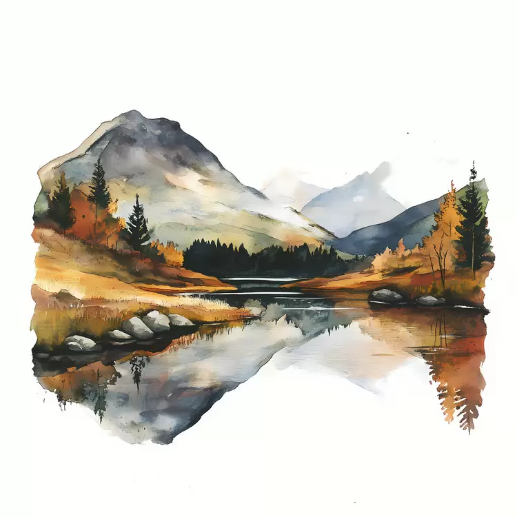 Scottish Highlands in Fall
