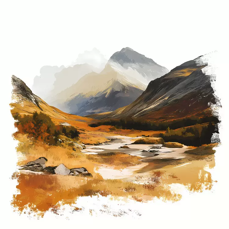 Scottish Highlands in Fall