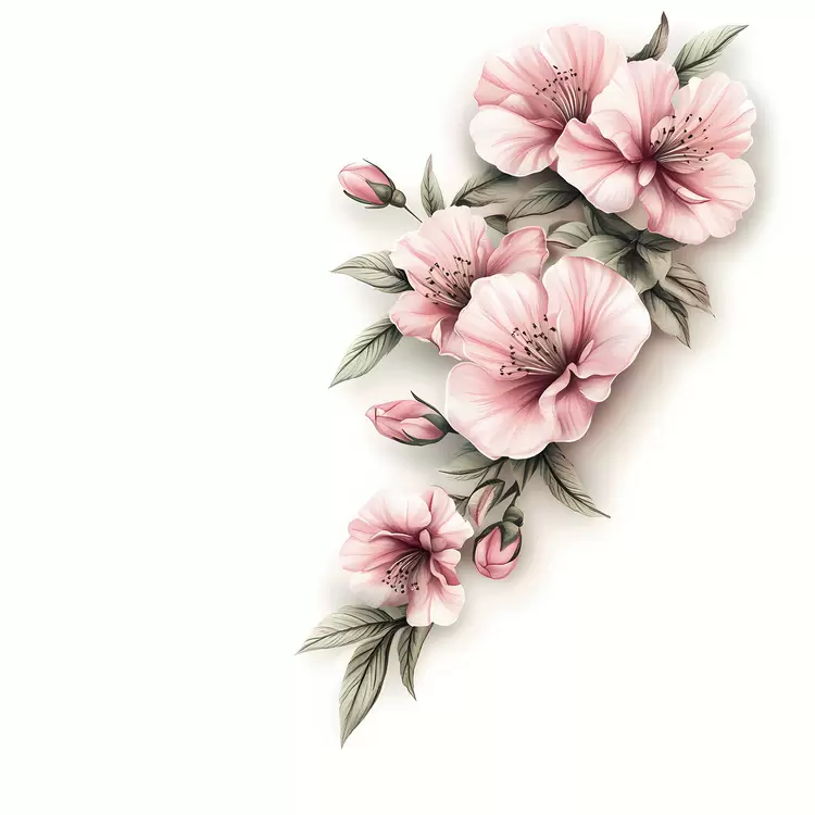pink flower corner
