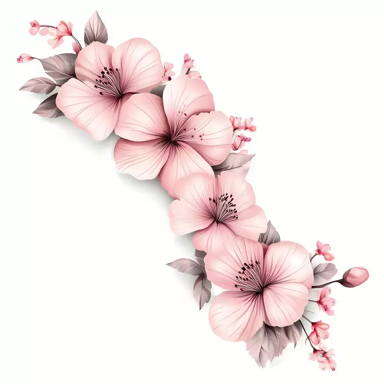pink flower corner