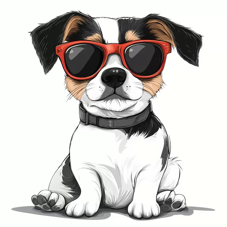 sunglasses dog