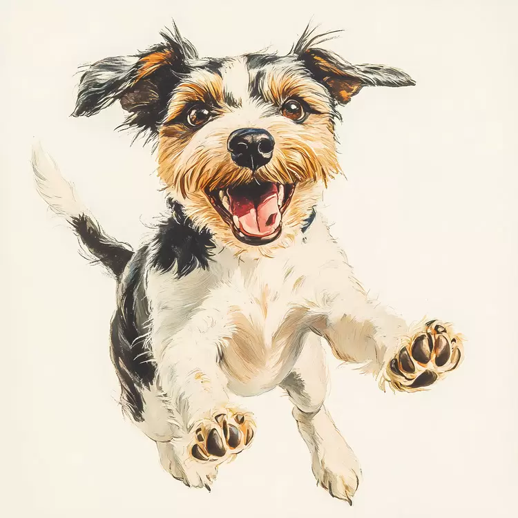 happy dog