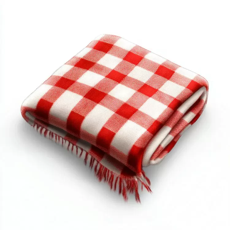 Checkered Blanket Autumn Garland