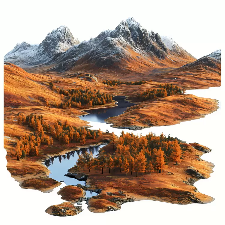 Scottish Highlands in Fall