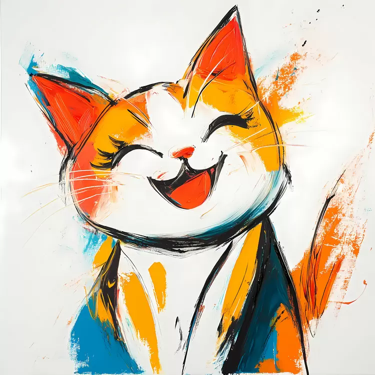 happy cat