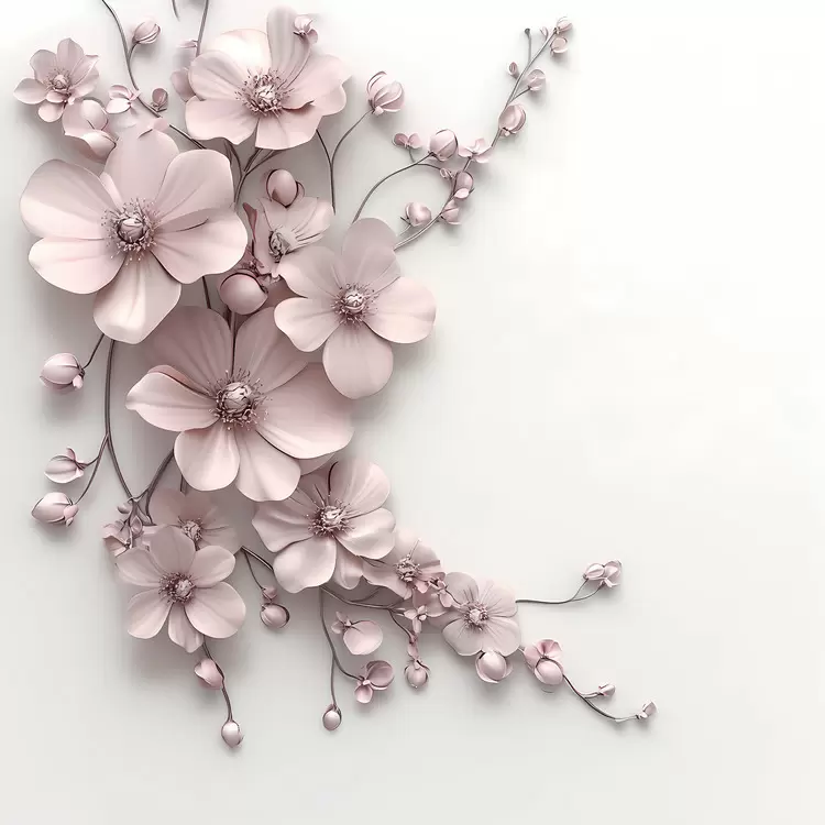 pink flower corner