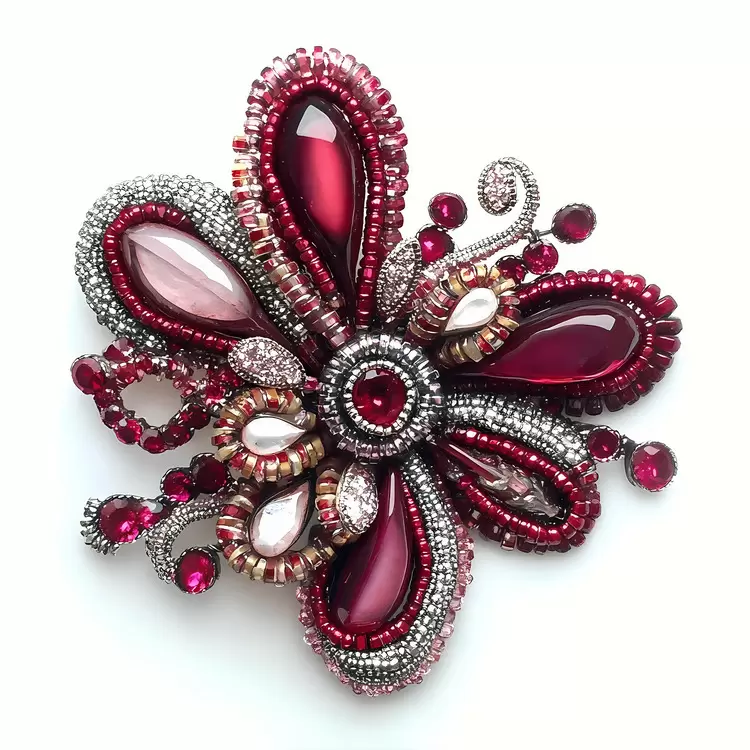 brooch gem stone