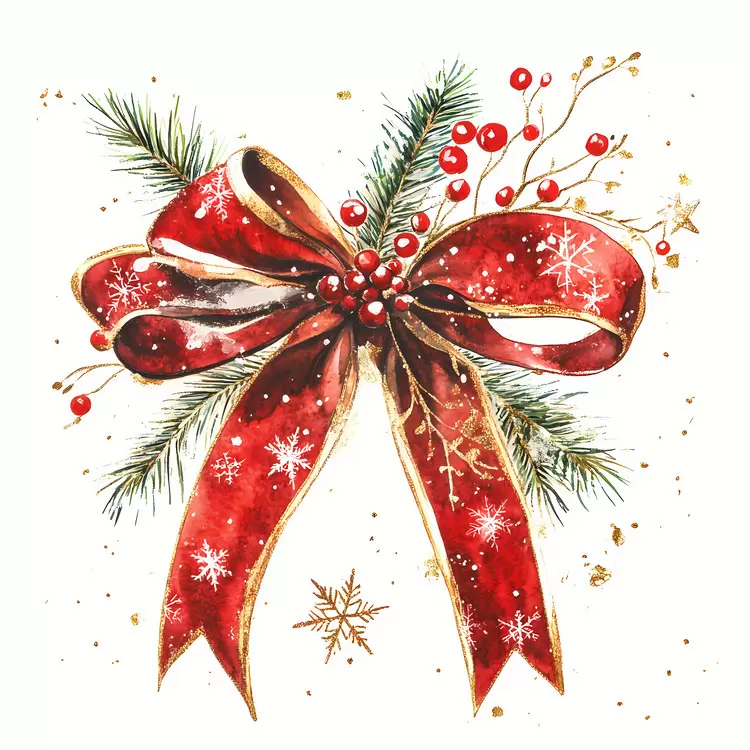 christmas ribbon