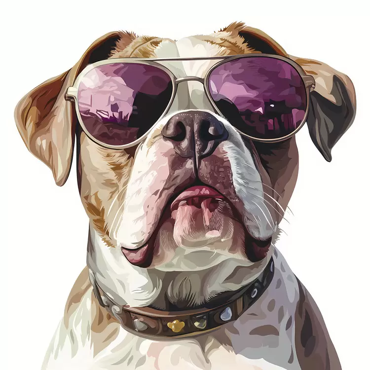 sunglasses dog