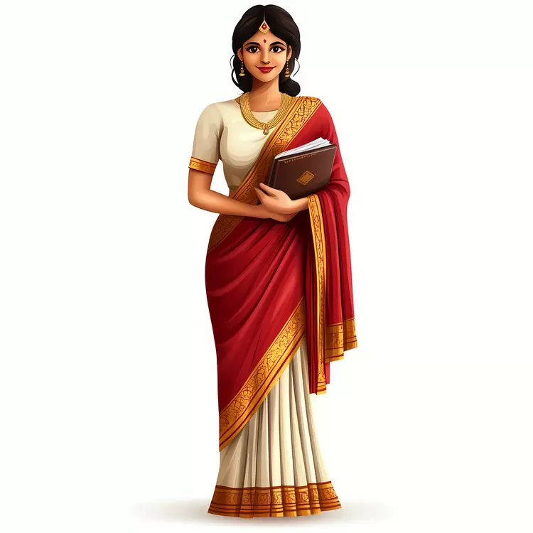 Teacher Saree