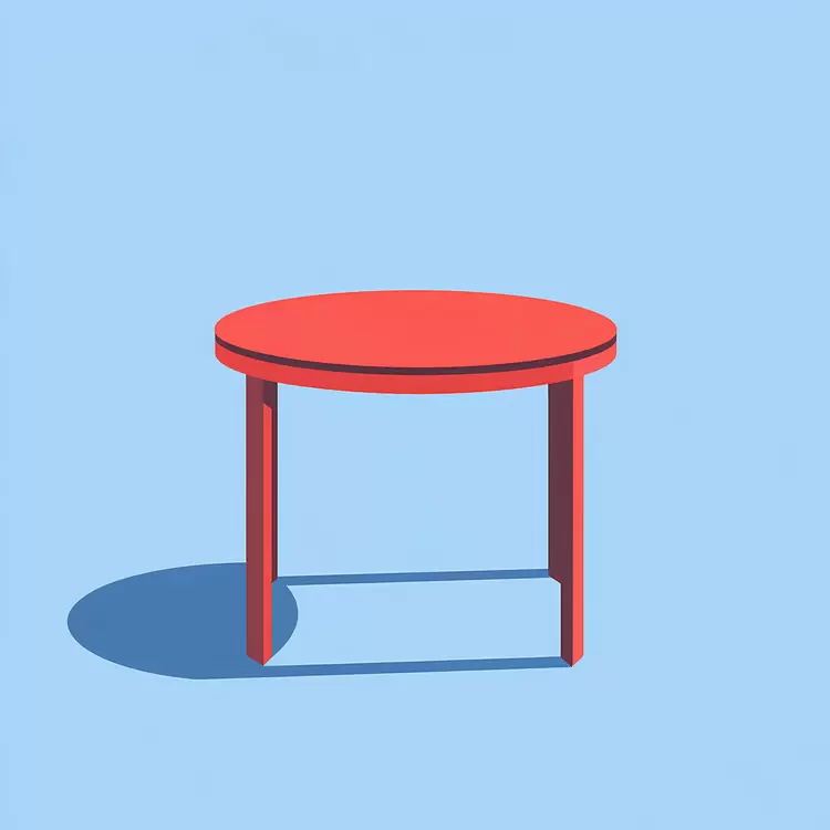 red table