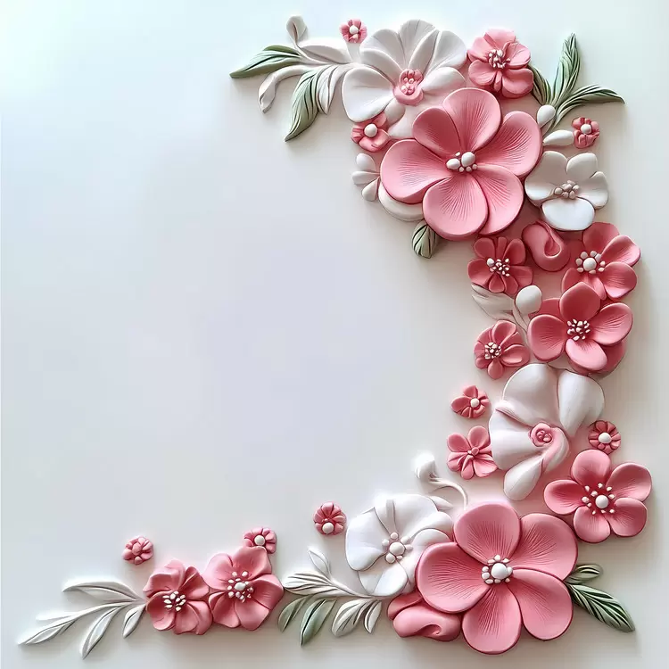 pink flower corner