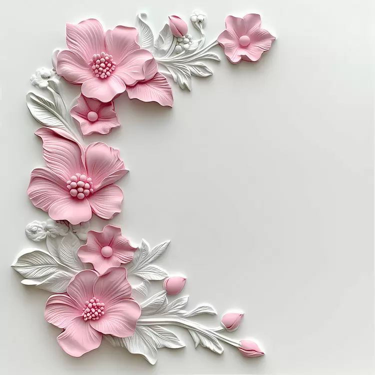 pink flower corner