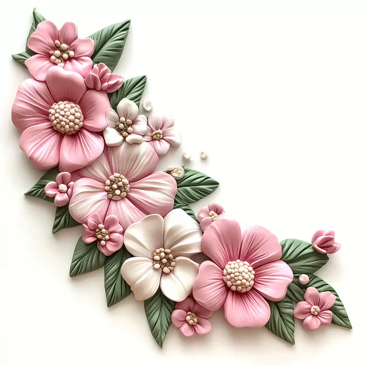 pink flower corner