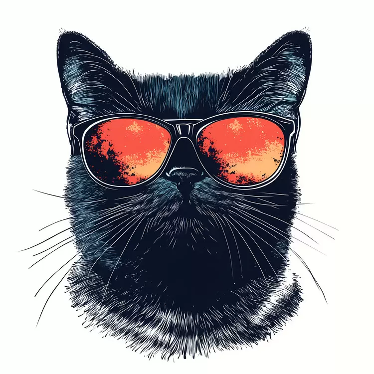 sunglasses cat