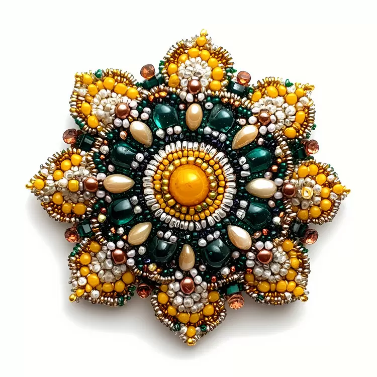 brooch gem stone