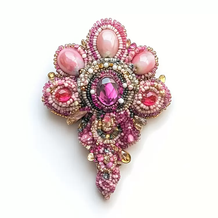 brooch gem stone