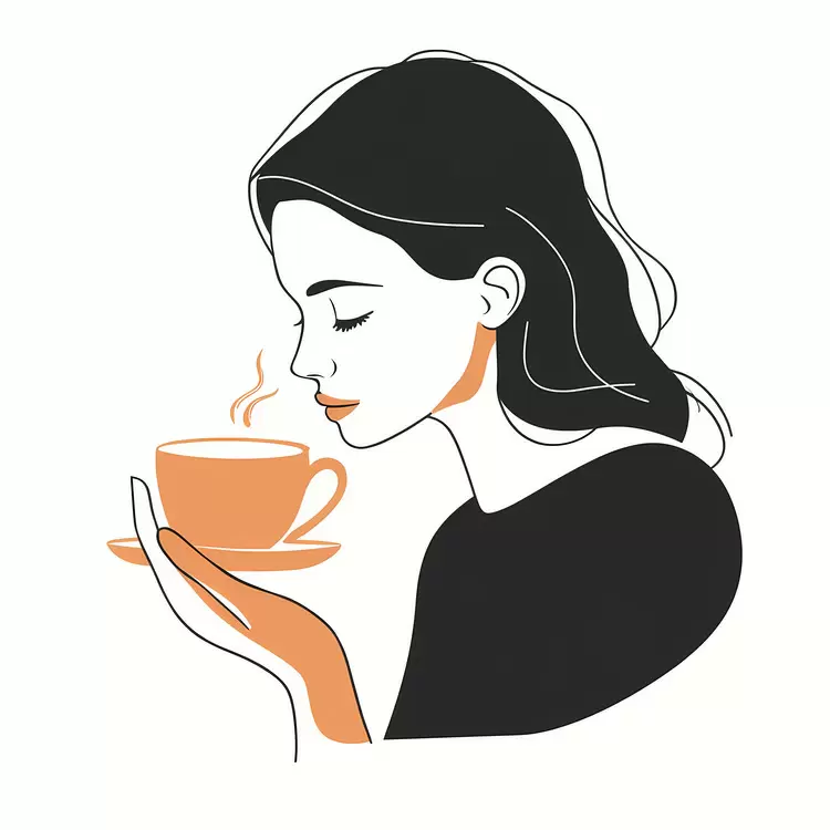 Drinking Coffee