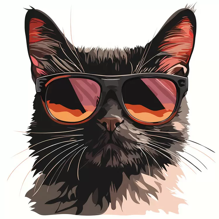 sunglasses cat