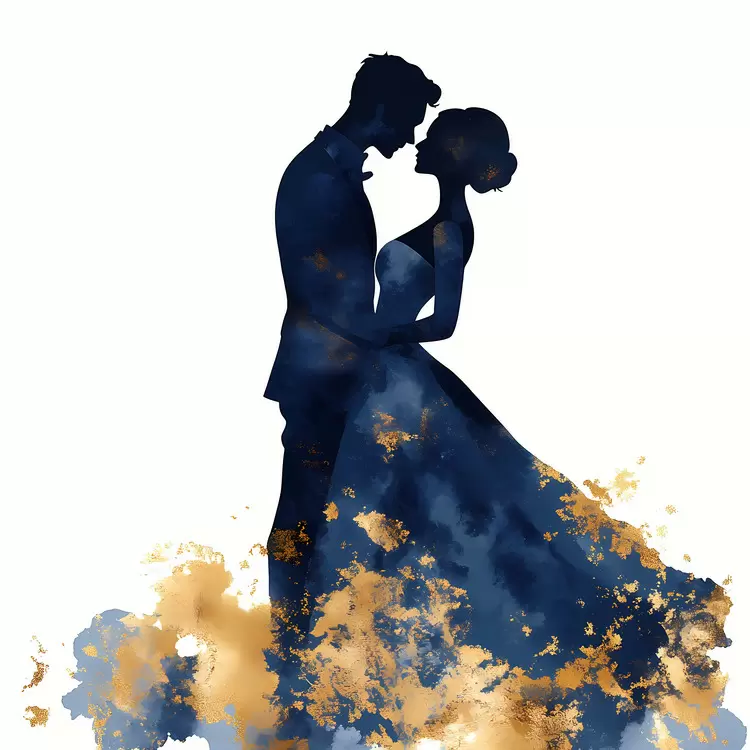 Wedding silhouette