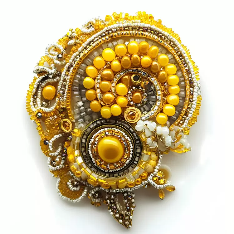 brooch gem stone