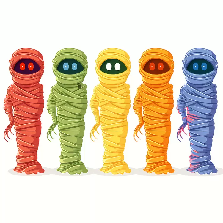 Halloween Border Halloween mummy