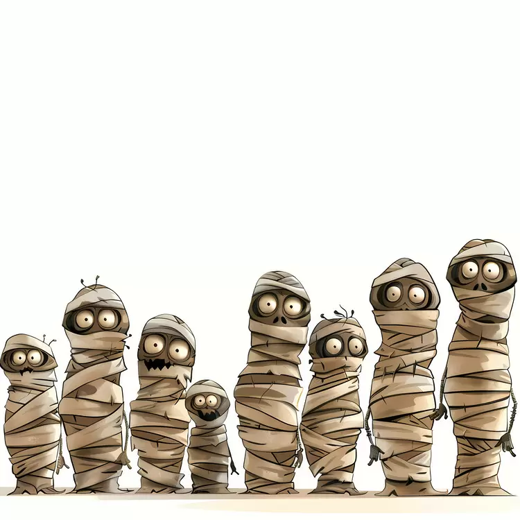 Halloween mummy Halloween Border