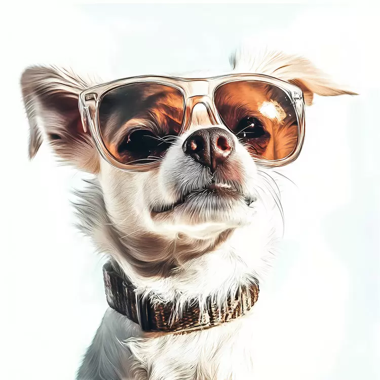 sunglasses dog
