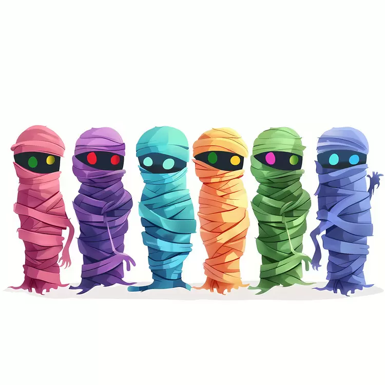 Halloween mummy Halloween Border
