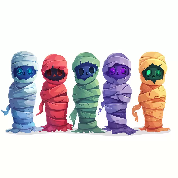 Halloween mummy Halloween Border