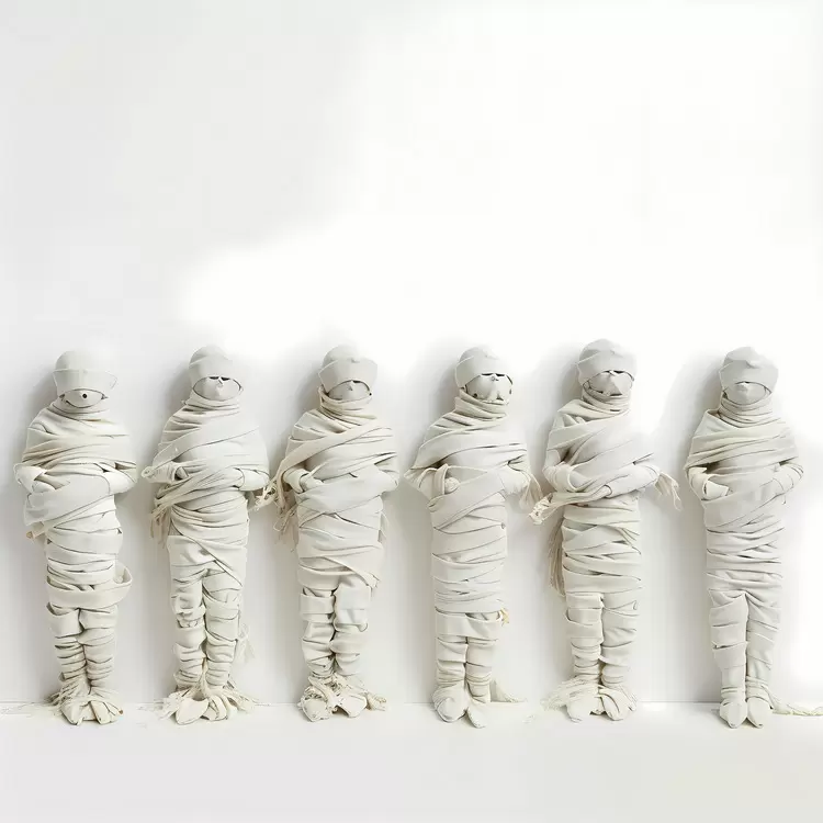 Halloween Border Halloween mummy