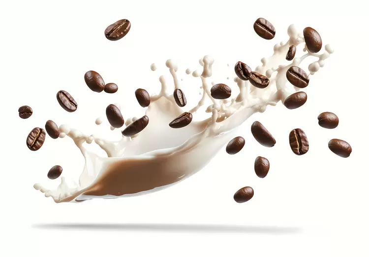 splash coffee beans