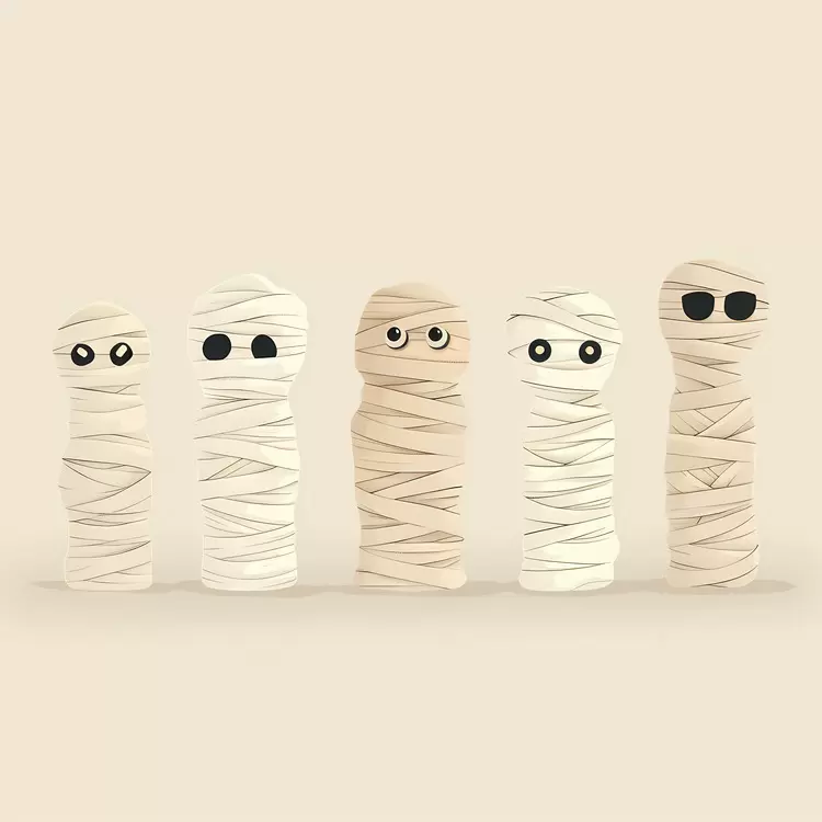 Halloween mummy Halloween Border