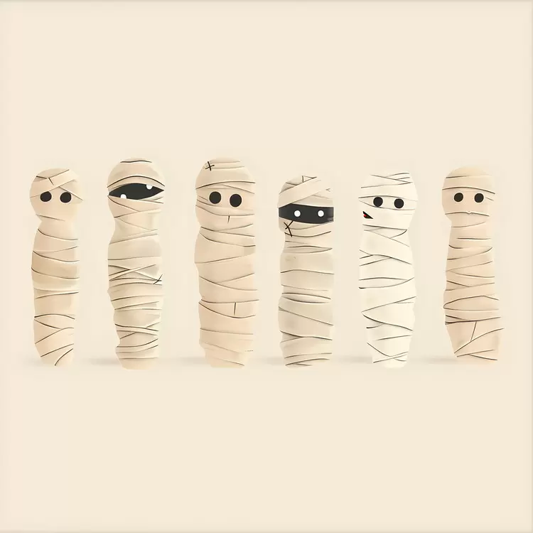 Halloween mummy Halloween Border