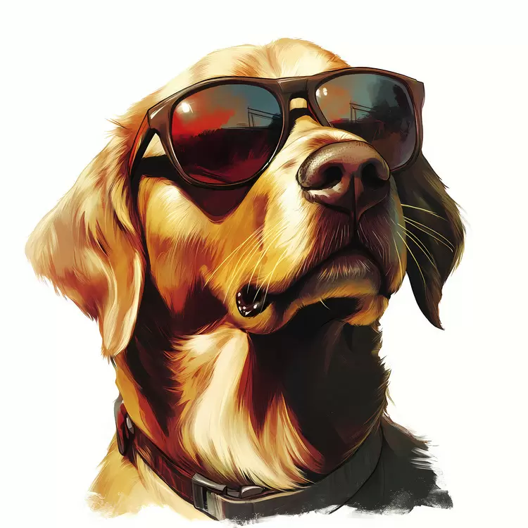 sunglasses dog