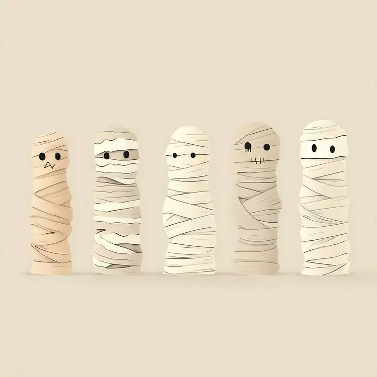 Halloween mummy Halloween Border