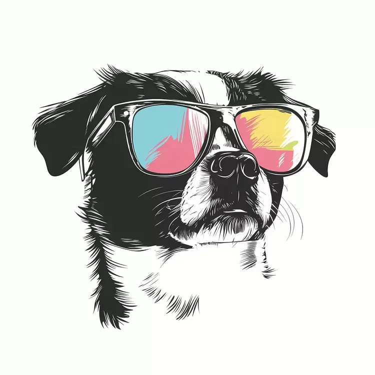 sunglasses dog