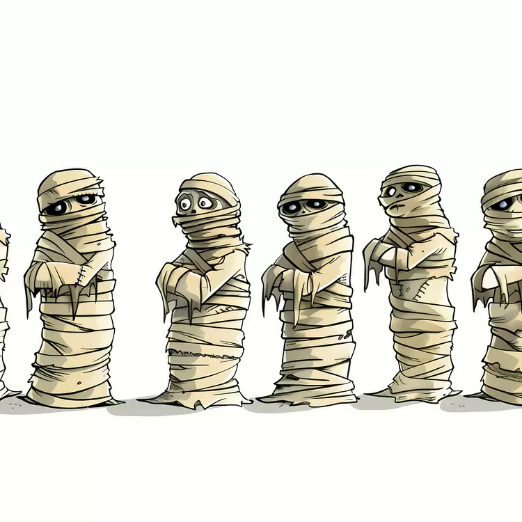 Halloween mummy Halloween Border